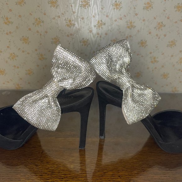 Aminah Abdul Jillil for INC Forever Your Girl Bow Slingback Pumps Macy's - Picture 8 of 12